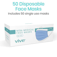 Load image into Gallery viewer, Vive Health Standard Face Masks - 50 Pack