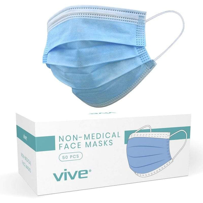 Vive Health Standard Face Masks - 50 Pack