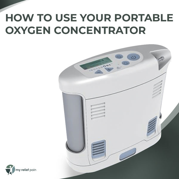 Cómo usar su concentrador de oxígeno portátil