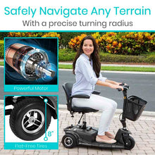 Cargar imagen en el visor de la galería, 3 Wheel Mobility Scooter - Electric Long Range Powered Wheelchair