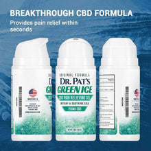 Cargar imagen en el visor de la galería, Vive Health Dr. Pat&#39;s Green Ice CBD Pain Cream
